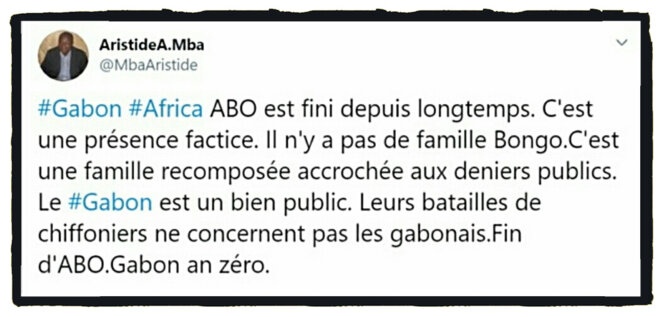 Ce message vu sur Internet traduit l'état d'esprit général des populations Ce message vu sur Internet traduit l'état d'esprit général des populations
