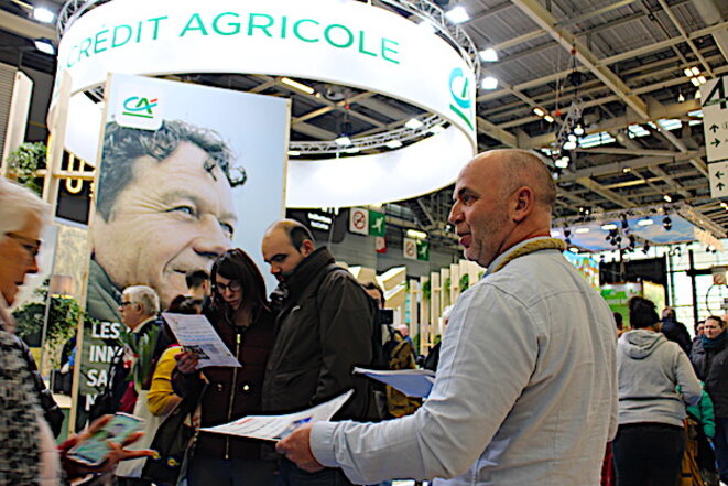 Christophe Bitauld vs Crédit Agricole au Salon de l’agriculture 2020 © Wikiagri Christophe Bitauld vs Crédit Agricole au Salon de l’agriculture 2020 © Wikiagri