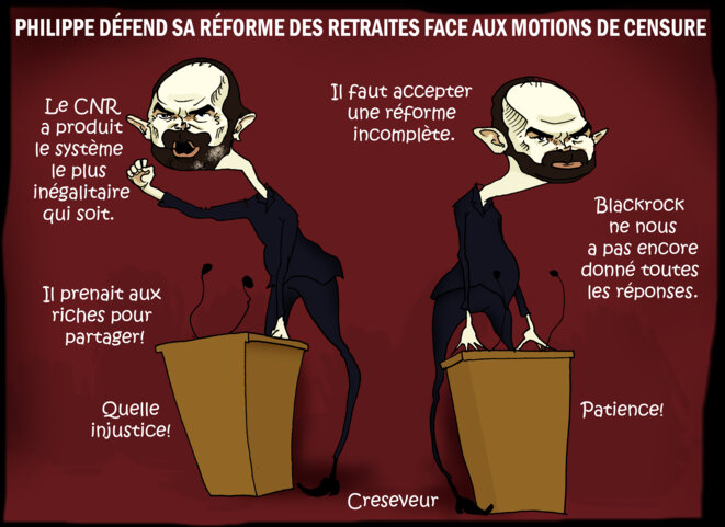 Philippe défend sa réforme des retraites à l'Assemblée