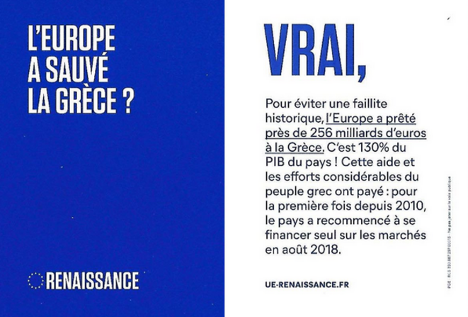 Tract LREM aux européennes 2019 Tract LREM aux européennes 2019