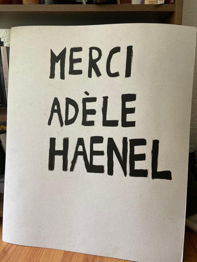 La pancarte que je brandirai lors de la marche féministe du 8 mars à Mexico La pancarte que je brandirai lors de la marche féministe du 8 mars à Mexico