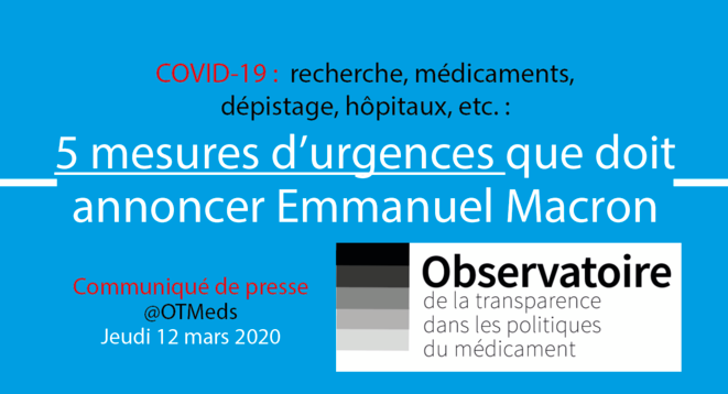 COVID-19 : 5 mesures d’urgences que doit annoncer Emmanuel Macron