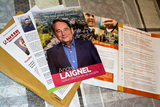 Les documents de propagande électorale officiels reçus par courrier Les documents de propagande électorale officiels reçus par courrier