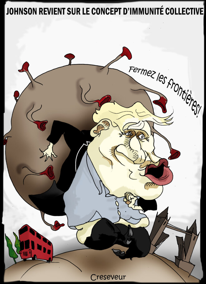 Covid19: Johnson revient sur le concet d'immunité collective