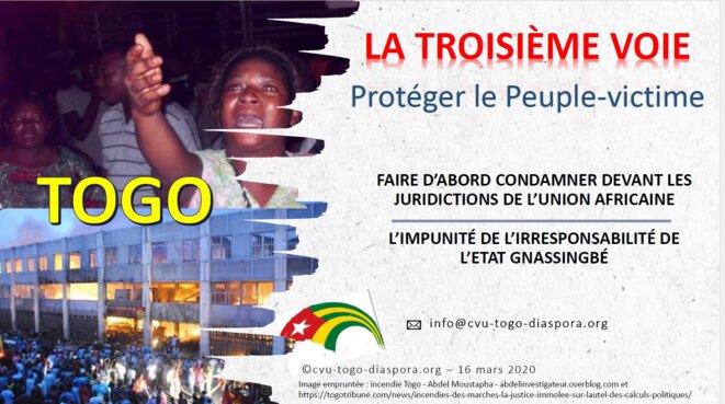 Togo, La troisième voie, L'alternative du Peuple victime Togo, La troisième voie, L'alternative du Peuple victime
