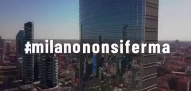"Milano non si ferma", février 2020 "Milano non si ferma", février 2020