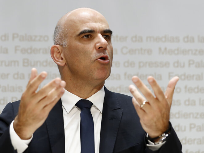 Alain Berset, ministre suisse de l'Intérieur (socialiste) © Keystone Alain Berset, ministre suisse de l'Intérieur (socialiste) © Keystone
