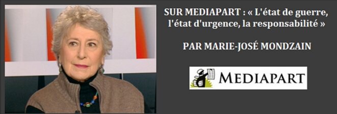 « L'état de guerre, l'état d'urgence, la responsabilité » (MJ. Mondzain)