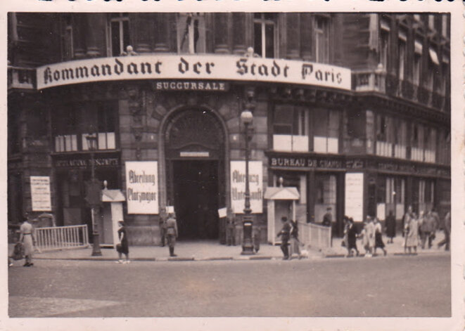 Kommandantur, Paris, place de l'Opéra 1944 Kommandantur, Paris, place de l'Opéra 1944