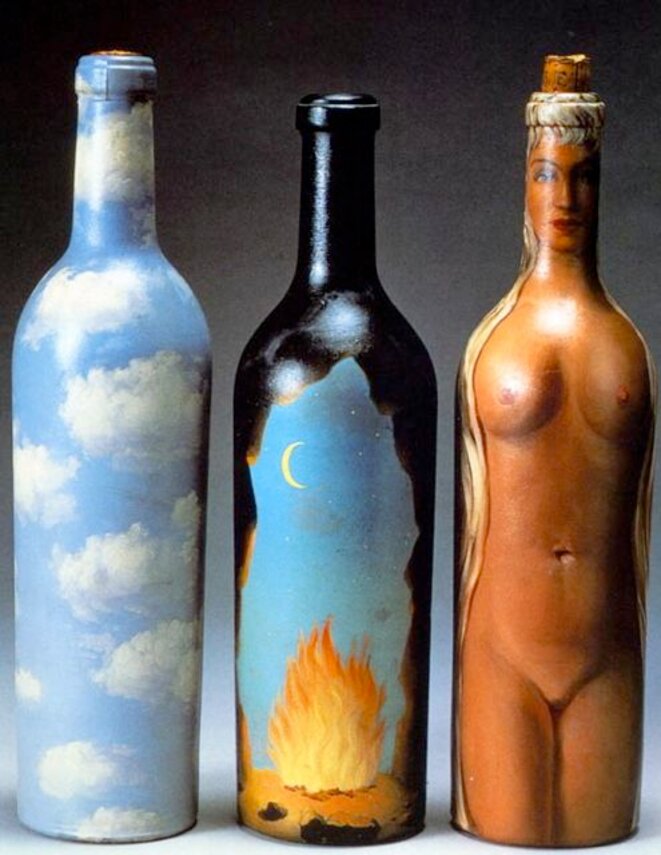 Magritte - 3 bouteilles Magritte - 3 bouteilles