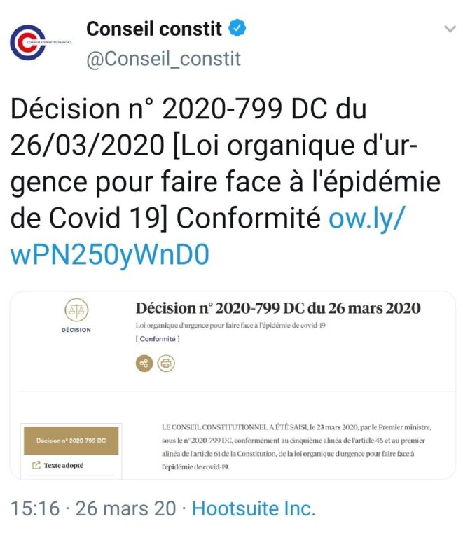 Le Conseil constitutionnel déchire la Constitution
