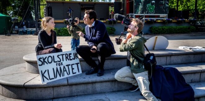 Grève pour le climat « Vendredis pour le Futur», Stockholm, Novembre 2018. © Photographie : IBL/Shutterstock Grève pour le climat « Vendredis pour le Futur», Stockholm, Novembre 2018. © Photographie : IBL/Shutterstock
