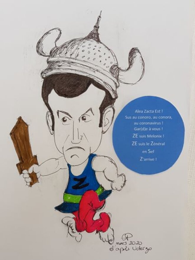 Alea jacta est : face au coronavirus, Ze suis le Zénéral en Sef !