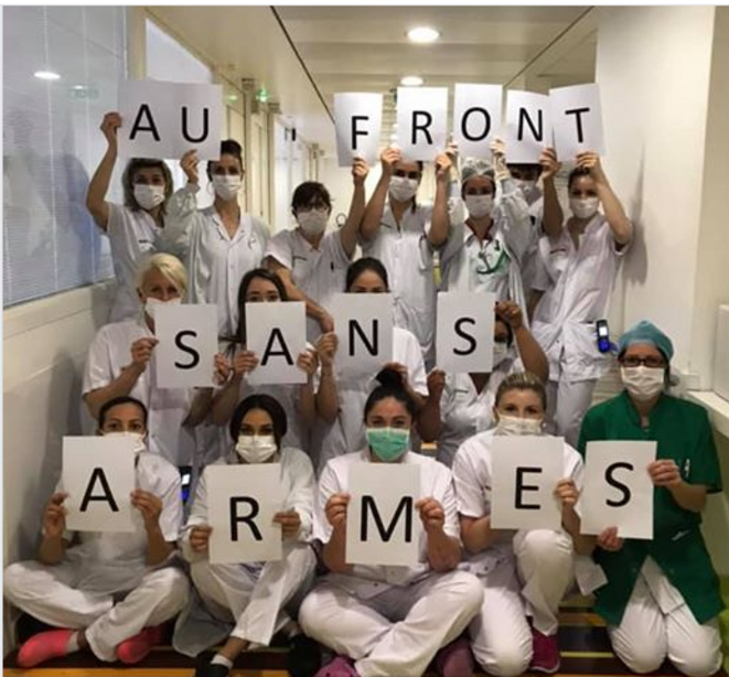 Centre Hospitalier Simone Veil à Cannes (Alpes Maritimes 06) le 21 mars 2020 Centre Hospitalier Simone Veil à Cannes (Alpes Maritimes 06) le 21 mars 2020