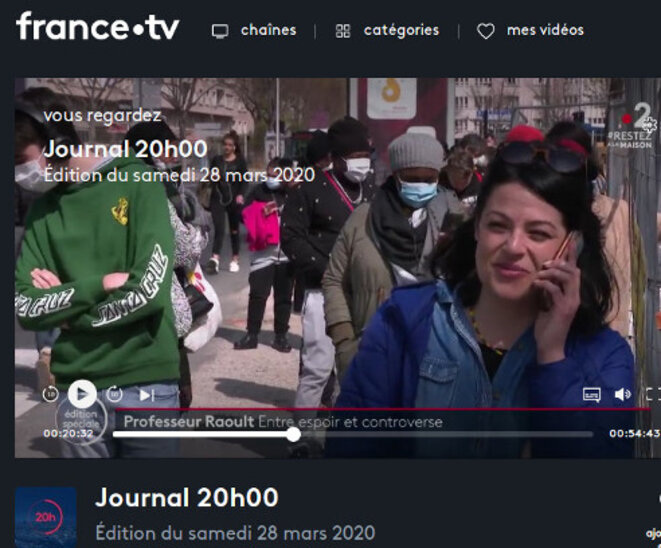 Marseille, le 28 mars 2020 © France 2 Marseille, le 28 mars 2020 © France 2