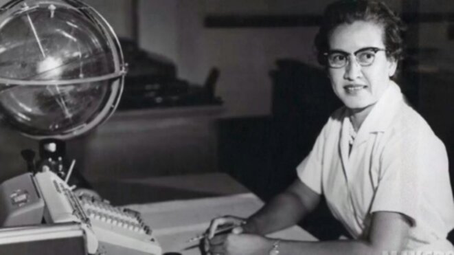 Katherine Johnson a travaillé au Centre de recherche Langley (Virginie occidentale), de 1953 à 1986. NASA / AFP Katherine Johnson a travaillé au Centre de recherche Langley (Virginie occidentale), de 1953 à 1986. NASA / AFP