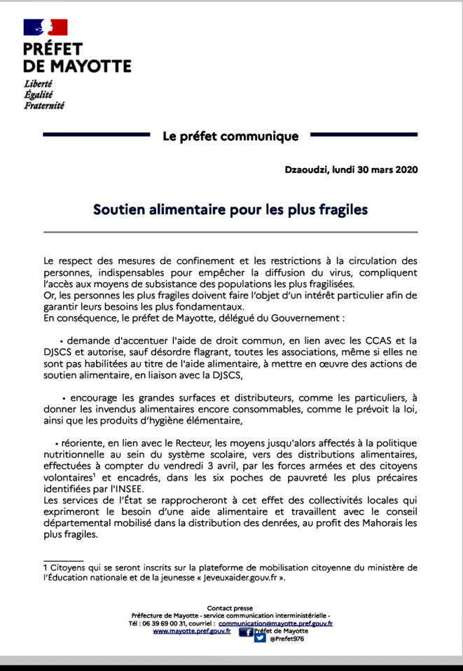 © Préfecture de Mayotte © Préfecture de Mayotte