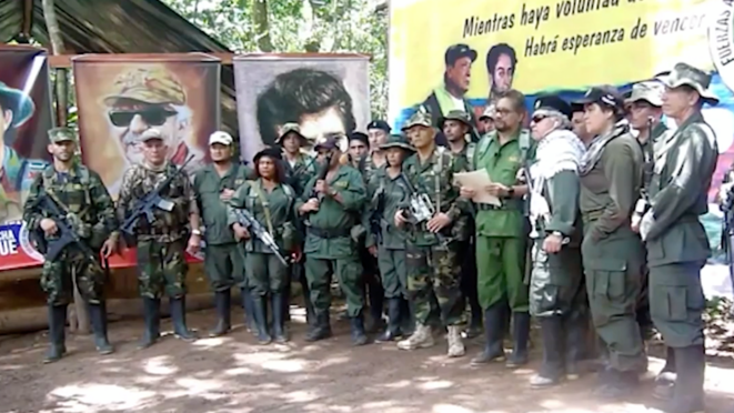 Ivan Marquez annonce en août 2019 dans une vidéo reprendre les armes. © Capture d'écran/YouTube Ivan Marquez annonce en août 2019 dans une vidéo reprendre les armes. © Capture d'écran/YouTube