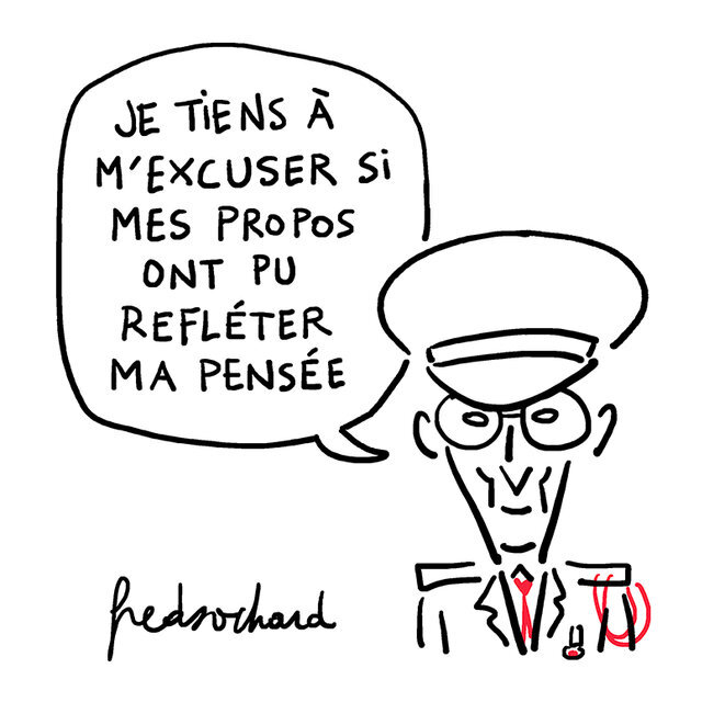 Le préfet Emmamuel Lallement et le président Didier Macron