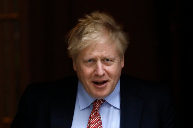 Boris Johnson, le 25 mars 2020. © Tolga AKMEN / AFP