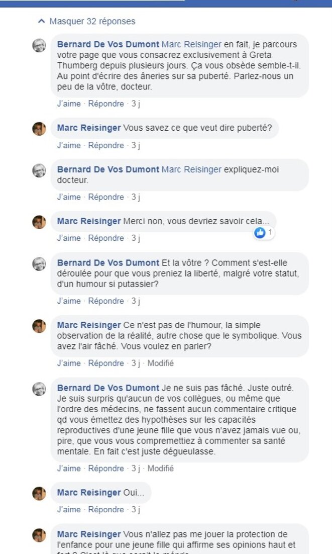 Les deux hommes mènent une guéguerre sur Facebook Les deux hommes mènent une guéguerre sur Facebook