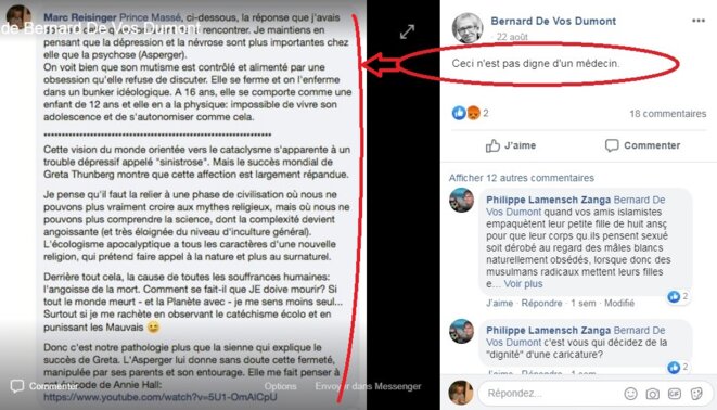 Les deux hommes mènent une guéguerre sur Facebook Les deux hommes mènent une guéguerre sur Facebook
