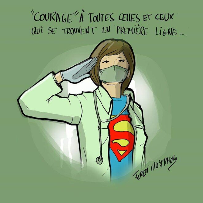 Du malaise d'applaudir les soignants.