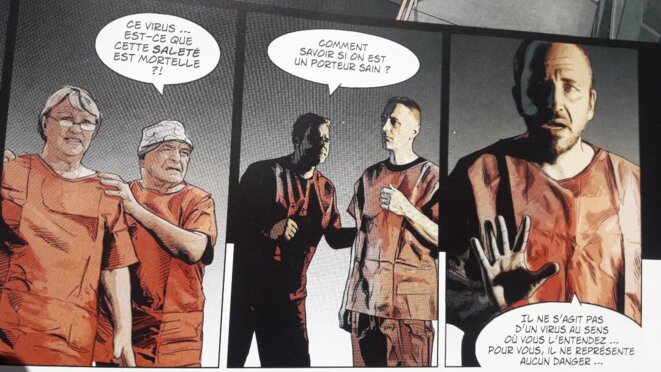© Morazano et Ponzo, Le Protocole Pélican, t. 3, Dargaud, 2013, p. 33 © Morazano et Ponzo, Le Protocole Pélican, t. 3, Dargaud, 2013, p. 33