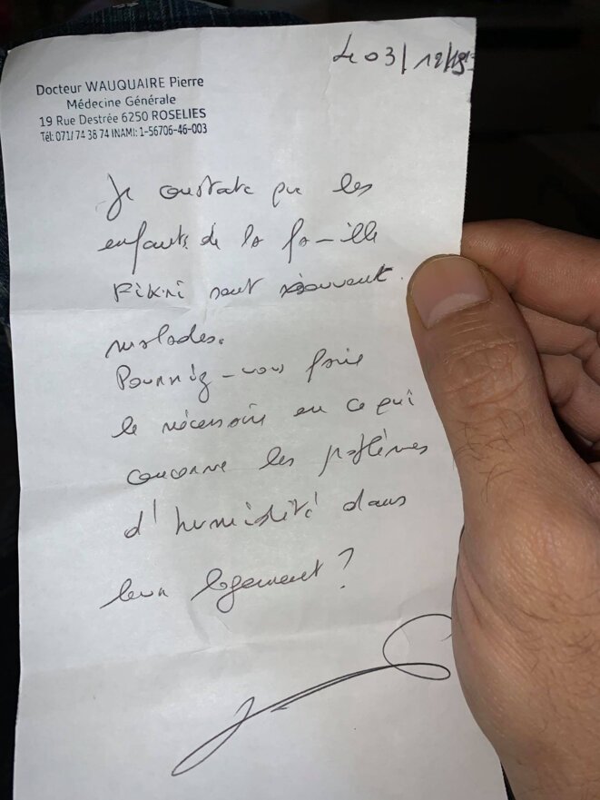 La famille est régulièrement malade atteste des certificats médicaux La famille est régulièrement malade atteste des certificats médicaux