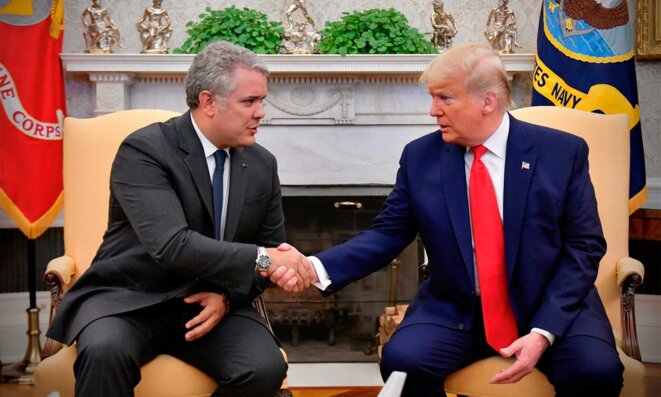 Mars 2020_Duque rencontre Trump à Washington et lui demande d'intervenir au Venezuela Mars 2020_Duque rencontre Trump à Washington et lui demande d'intervenir au Venezuela