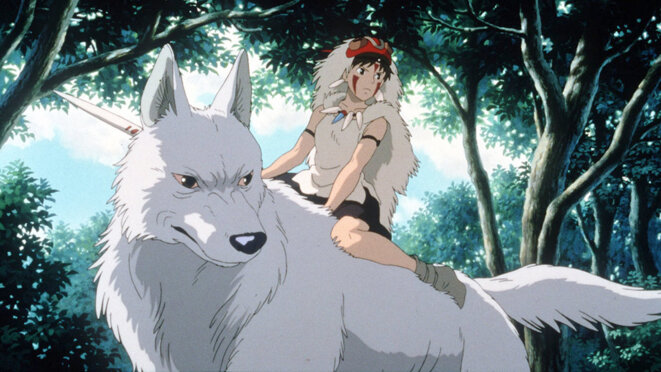 Princesse Mononoké, 1997, Studio Ghibli. Princesse Mononoké, 1997, Studio Ghibli.