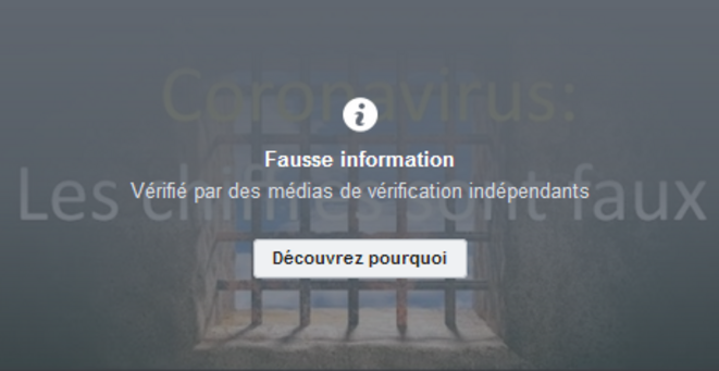 Avertissement de Facebook sur une vidéo Avertissement de Facebook sur une vidéo