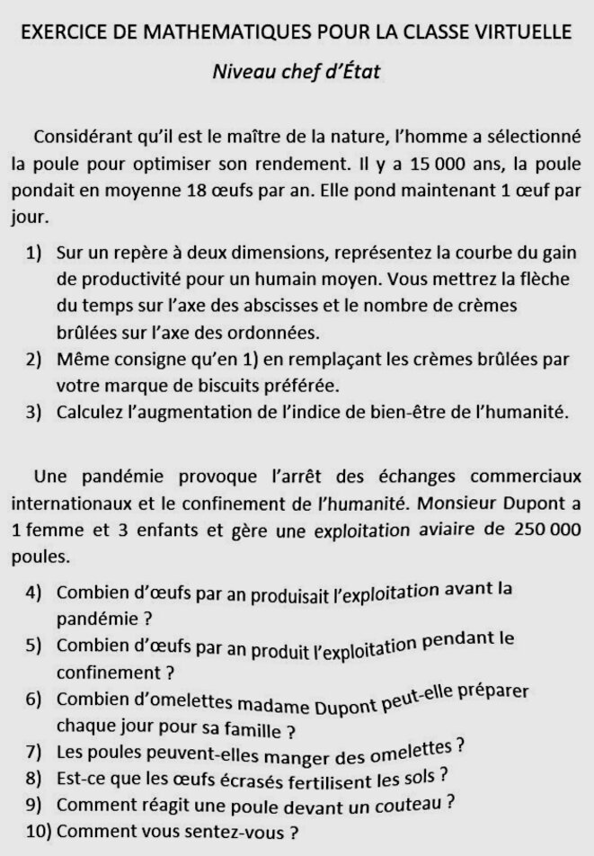 Que faire des œufs ?