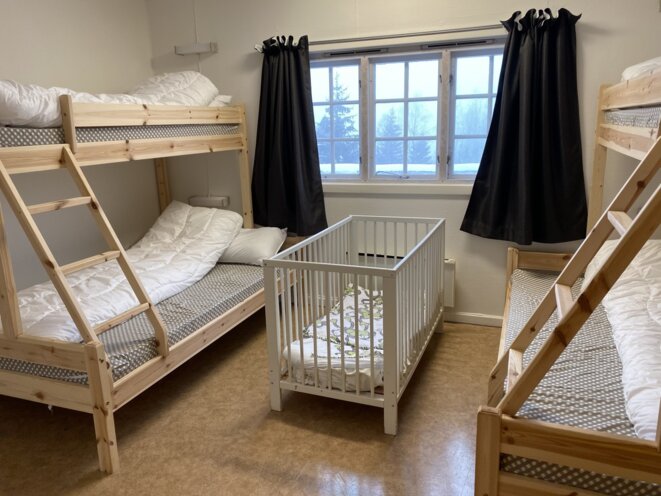 L'unité de Haraldvangen, en Norvège, où les enfants et leurs parents sont enfermés avant leur expulsion. © Ingeborg Eliassen L'unité de Haraldvangen, en Norvège, où les enfants et leurs parents sont enfermés avant leur expulsion. © Ingeborg Eliassen