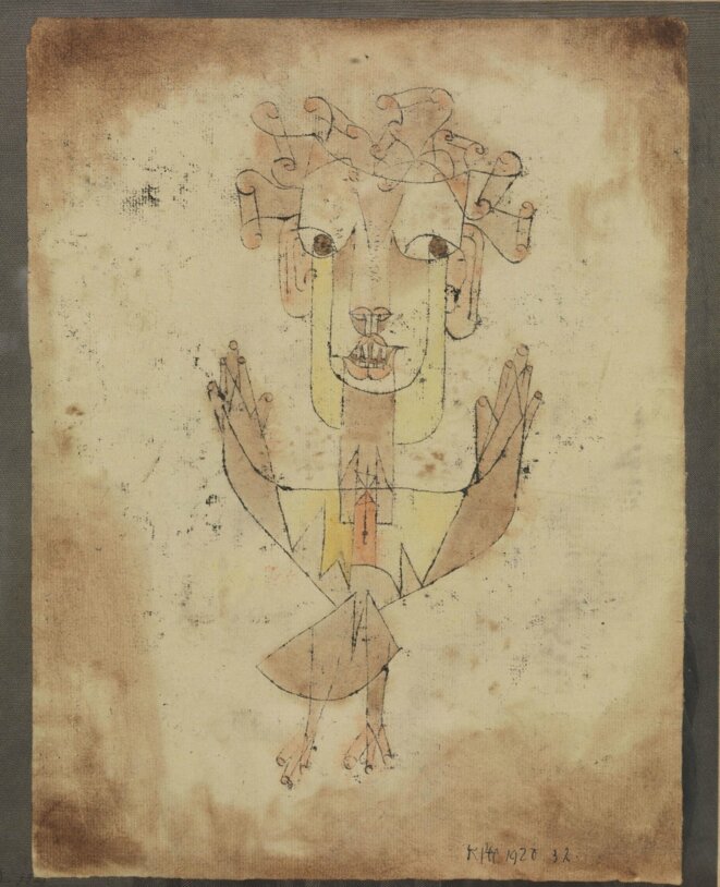 Paul Klee, “Angelus novus” 1920. The Israel Museum, Jerusalem Paul Klee, “Angelus novus” 1920. The Israel Museum, Jerusalem