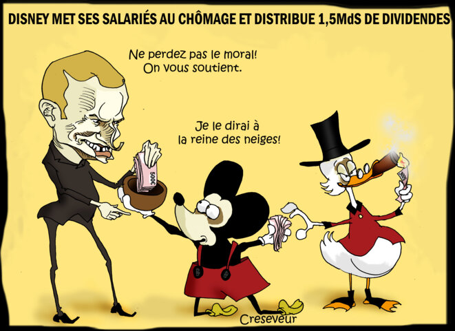 Fromage et dessert chez Disney