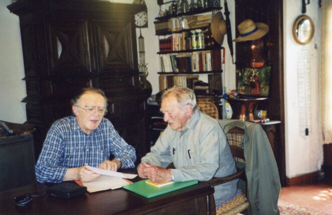 André Roumieux et Lucien Bonnafé © D.R. André Roumieux et Lucien Bonnafé © D.R.