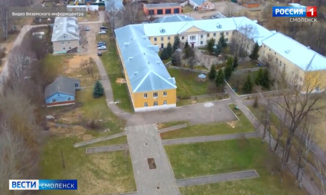La maison de retraite de Viazma © Copie d'écran / Rossia 1 La maison de retraite de Viazma © Copie d'écran / Rossia 1