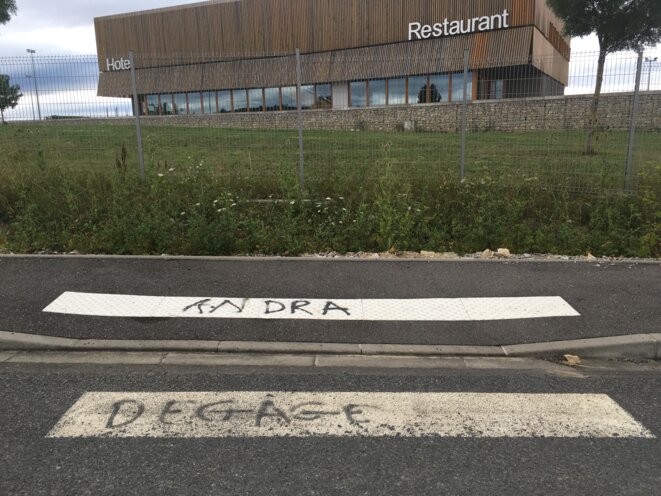 L'hôtel-restaurant Le Bindeuil, le 17 juillet 2017 (JL).