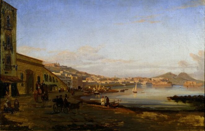 Marina di Posillipo 1844 - encore un autre temps. © Giacinto Gigante Marina di Posillipo 1844 - encore un autre temps. © Giacinto Gigante