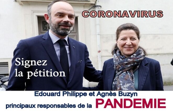 COVID-19  PÉTITION : Edouard Philippe et Agnès Buzyn doivent être poursuivis !