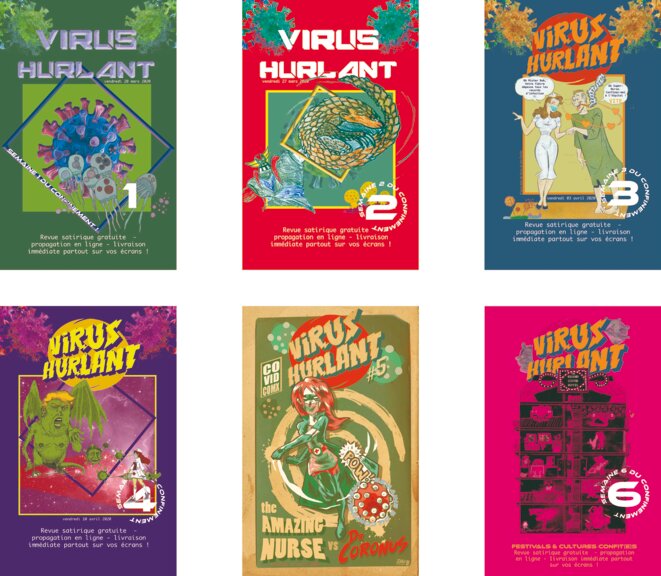 Virus Hurlant : revue satirique hebdomadaire du confinement !
