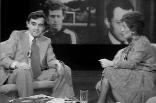 Sur le plateau de l'émission du 30 décembre 1975. © DR