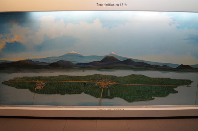 Tenochtitlan tomba  il y a 500 ans