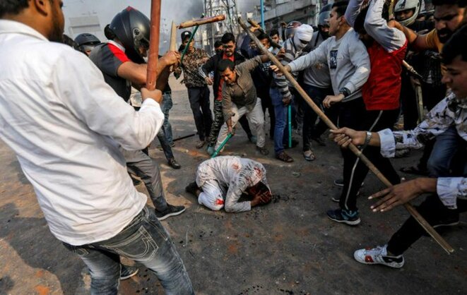 Muhammad Zubair, 37 ans, tabassé par une foule de hindous lors d'émeutes à Delhi © Danish Siddiqui/ Reuteurs Muhammad Zubair, 37 ans, tabassé par une foule de hindous lors d'émeutes à Delhi © Danish Siddiqui/ Reuteurs