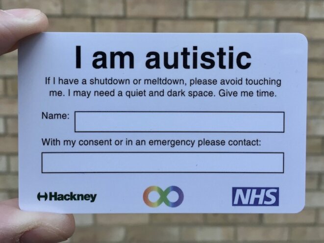 carte Autistic Hackney recto carte Autistic Hackney recto