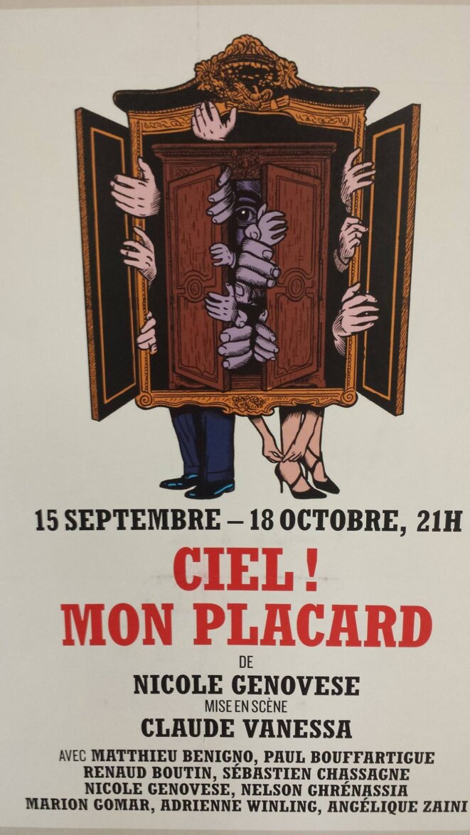 "Ciel mon placard" de Nicole Genovese, mise en scène Claude Vanessa