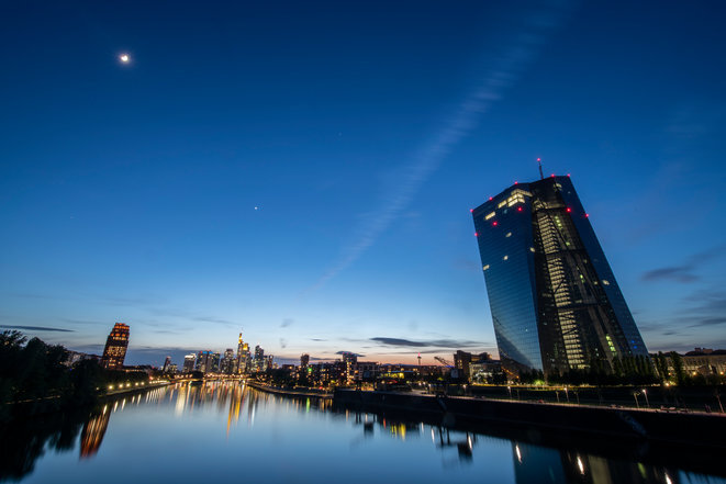La sede del Banco Central Europeo en Frankfurt. © BORIS ROESSLER/DPA Picture-Alliance vía AFP