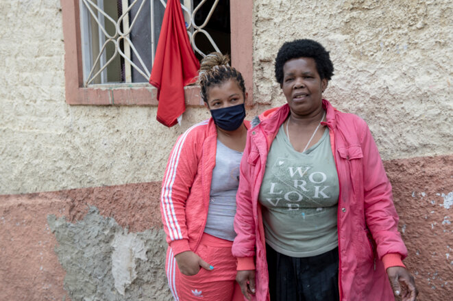 Dans un quartier de Bogotá. © Nadège Mazars