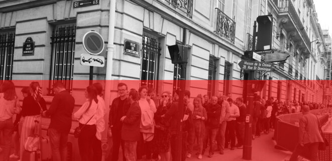 Devant l’ambassade de Pologne lors du vote pour les élections parlementaires de 2019 ©ADDP © ADDP Devant l’ambassade de Pologne lors du vote pour les élections parlementaires de 2019 ©ADDP © ADDP